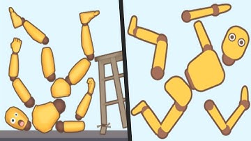 KICK & BREAK THE RAGDOLL GAMES vs RAGDOLL BREAK SPLIT UP! - All Levels Satisfying Mobile ASMR games