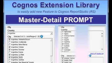 Cognos RS Master Detail Prompt No Page refresh