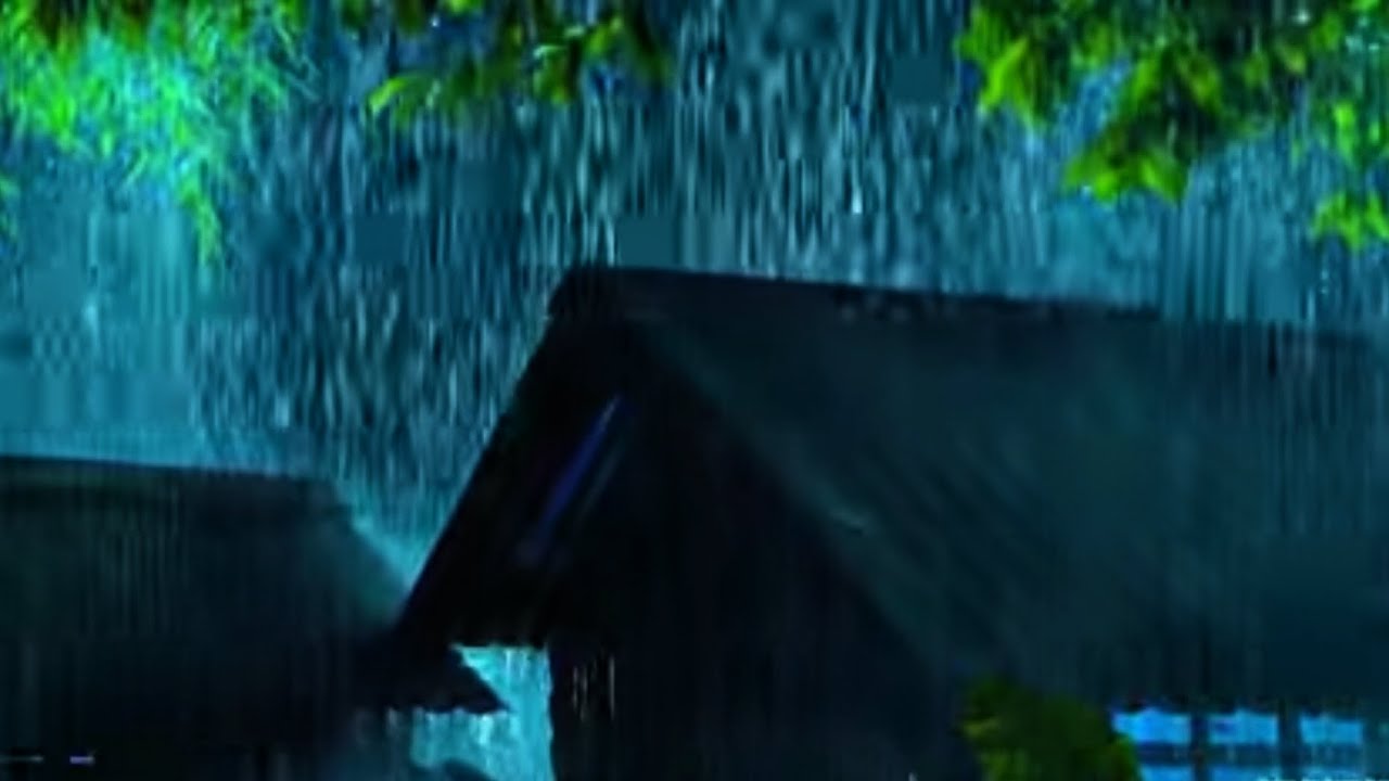 ⛈️ The night belongs to the rain, a storm on the tin roof, a calm night without words