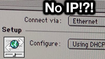 Not getting DHCP IP address on Mac OS Classic