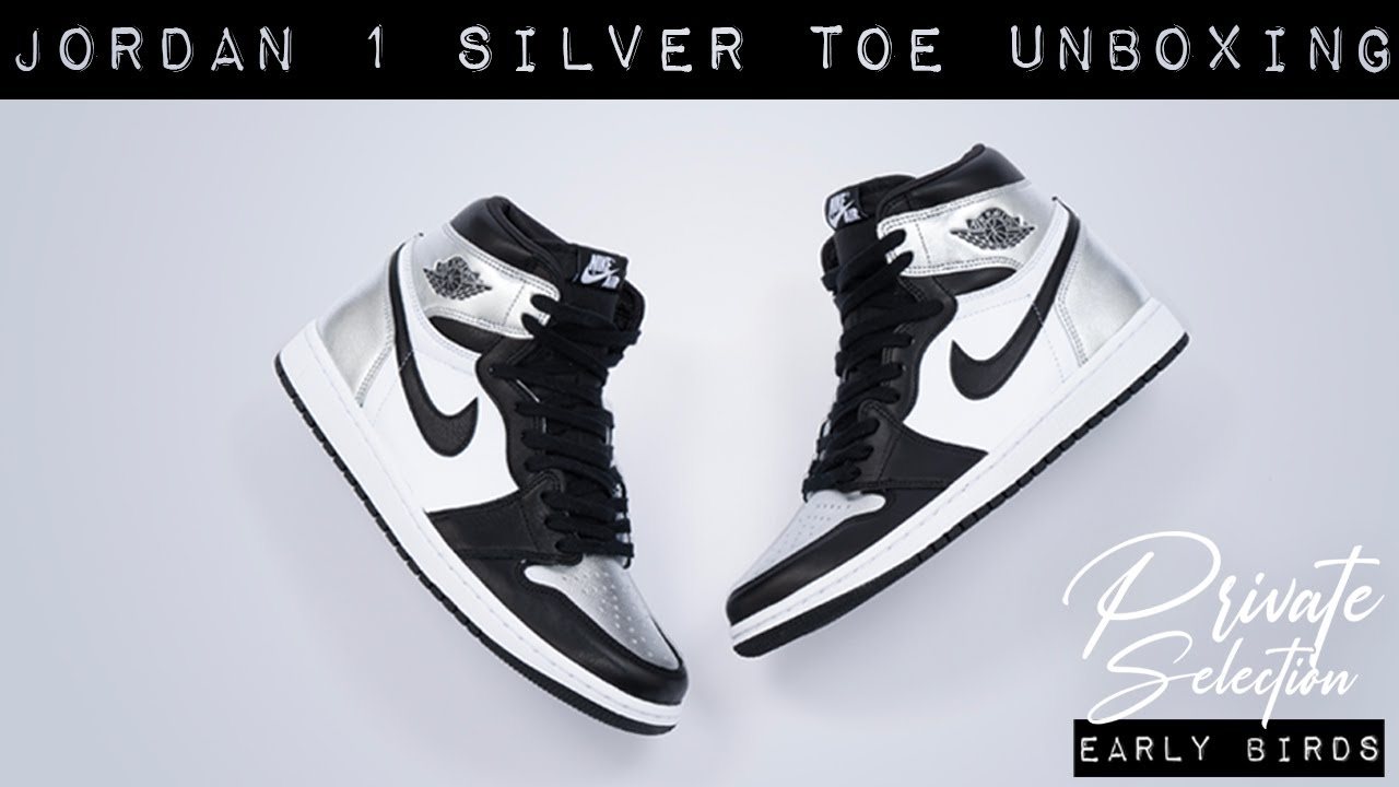 【新品、未使用❗️】Nike Air Jordan High Silver Toe UNRELEASED Jordan 1 Retro High