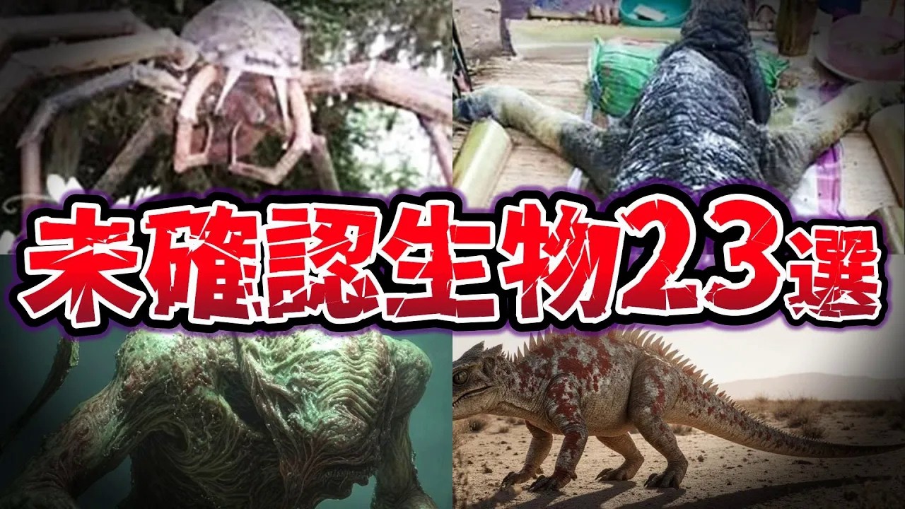 【総集編】嘘か本当か!? 歴史の闇に隠された 奇妙な未確認生物UMA23選【ゆっくり解説】