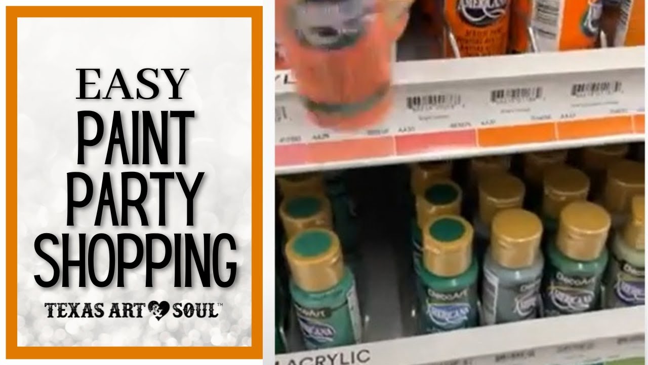 The Top 20 Must-Have Paint Party Supplies You Need - Texas Art and Soul -  Create a Paint Party Business Online