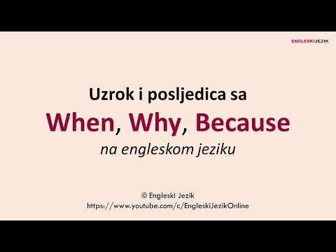 Video: Kada koristiti uzrok i posljedicu?