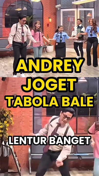 KOCAK! Andrey Joget Tabola Bale Bareng Penyanyi Aslinya #andretaulany #tabolabale