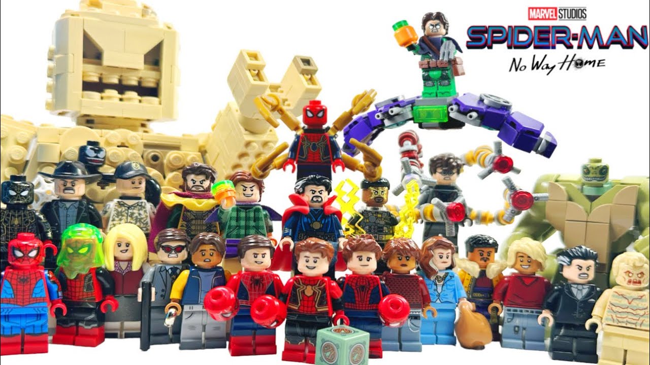 LEGO Spider Man No Way Home Minifigure Collection & How To Upgrade