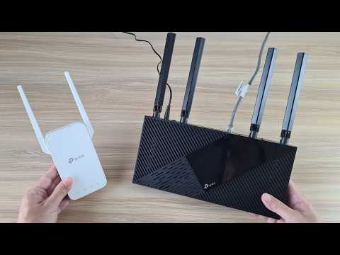 Connect A Tp-link Extender And A Tp-link Router.