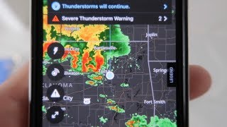 Severe Thunderstorm Warning - Tornado Season in Oklahoma