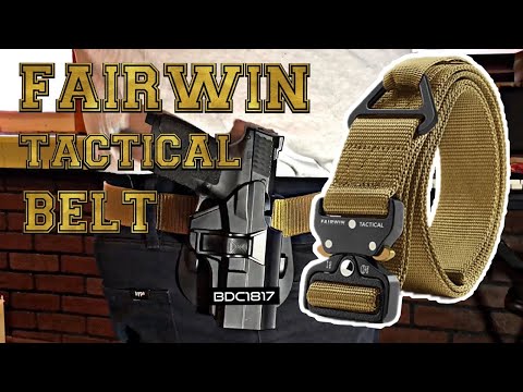 FAIRWIN TACTICAL BELT | HEAVY DUTY MILITARY STYLE | UNBOXING