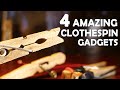 4 Amazing Gadgets To Make With Clothespins! - Super Easy, Lots of Fun!!! 4 Amazing Gadgets To Make With Clothespins! - Super Easy, Lots of Fun!!!