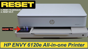 HP Envy 6120e Reset Printer To Factory Defaults or Reset Wi-Fi Settings.... !!!