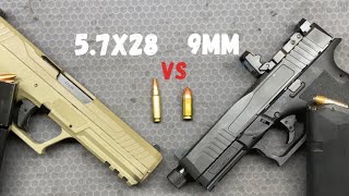 5.7x28 VS 9mm Part 1: Clay Blocks