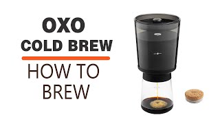 OXO Compact Cold Brew Coffee Maker