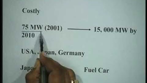 Lecture - 7 Energy Storage