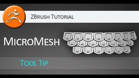 How to use Micromesh to create detail (tutorial preview)