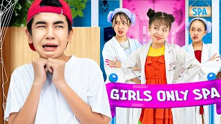 Don't Feel Lonely, Mike! No Boy At The Girls Only Spa | Baby Doll Show