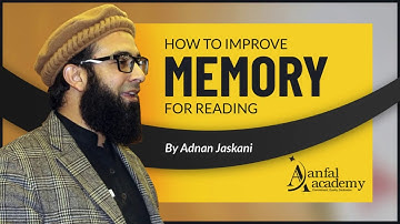 How to improve memory for reading by Adnan Jaskani in Urdu | Hindi