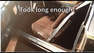 1984 Buick Regal Build Interior Part 2