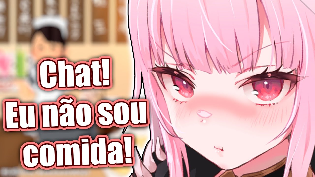 Calli fica estressada com o chat pedindo leite e querendo comer ela! [Hololive EN sub BR]