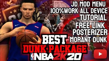 NBA2K20 JD MOD DUNK PACK POSTERIZER TUTORIAL FreeLink #nba2k20