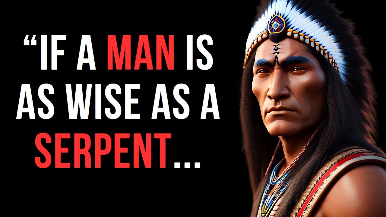 These Native American Proverbs Are Life Changing - YouTube