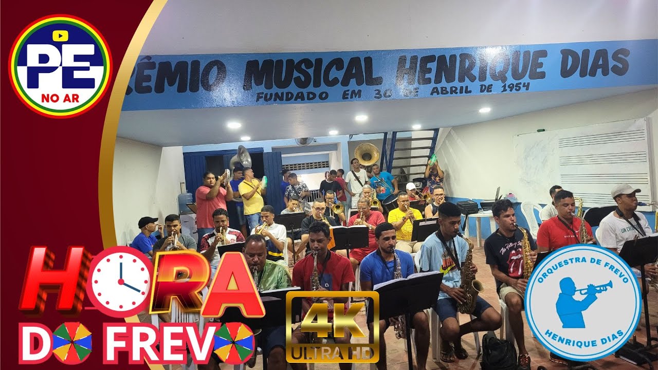 TOUREIROS FREVO DE RUA - ENSAIO DA ORQUESTRA HENRIQUE DIAS - HORA DO FREVO PE NO AR - 28/10/2023