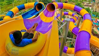 Adventurous Water Fun: Raft Water Slide at Andamanda Phuket, Thailand