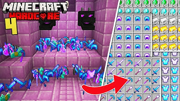 I Looted 100 End Cities in Hardcore Minecraft!