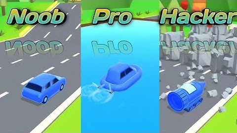 Shape shifting gameplay All levels ( 66-67 ) । Noob vs Pro vs Hacker - Shape shifting game