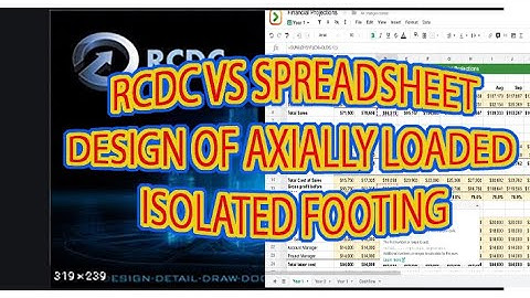HOW TO DESIGN OF ISOLATED FOOTING USING EXCEL FUNCTION PART 1.