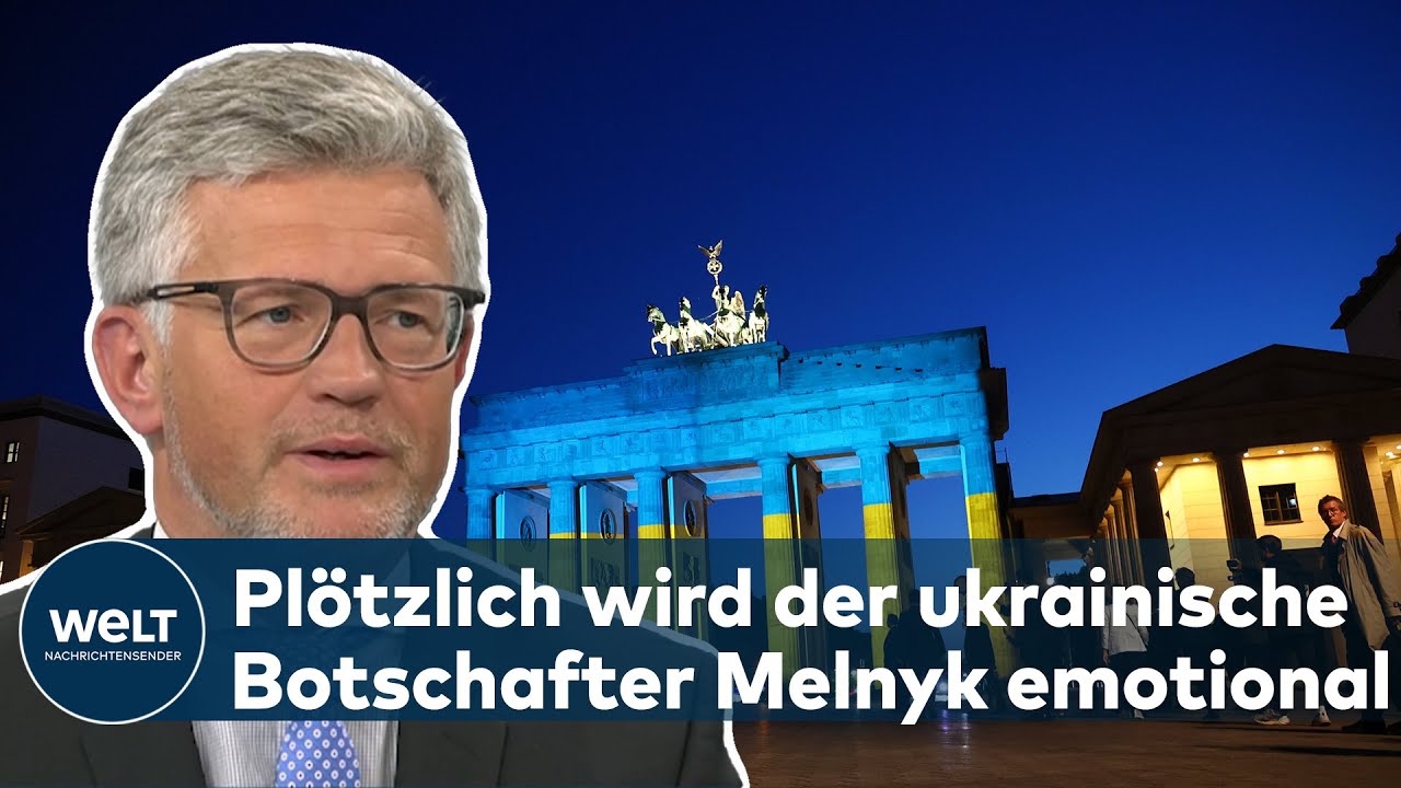 UKRAINISCHER BOTSCHAFTER MELNYK "Ich bin schon viel zu lange in Berlin" WELT Interview YouTube
