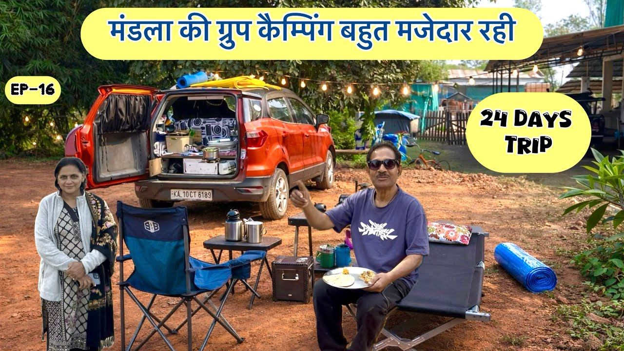 Mandala mei gajab ki Camping , enjoy garam kund and sunset point , Vlog- 240,EP-16