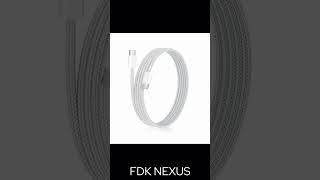USB Type-C to USB Type-C Cable | FDK NEXUS #typec #phonecharger #fdknexus
