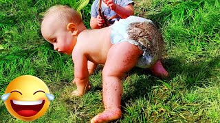 Kids and babies Outdoor Fun Fails and Moments