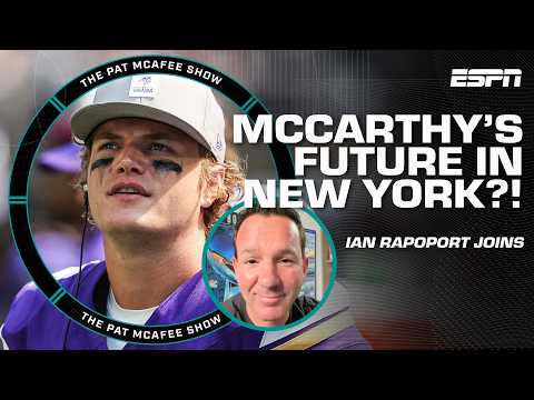 What's NEXT for J.J. McCarthy in Minnesota?! 👀 Ian Rapoport weighs in | The Pat McAfee Show