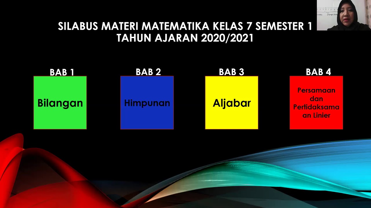 Silabus Matematika Kelas 7 Semester 1 2020-2021 - YouTube