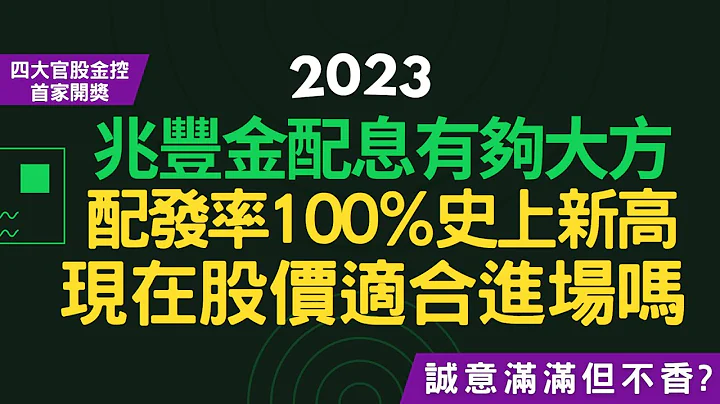 兆丰金开奖！配息有够大方！每股配1.32元、配发率100%，现在的股价适合进场吗？合理价和地板价？！~CC中文字幕 - 天天要闻
