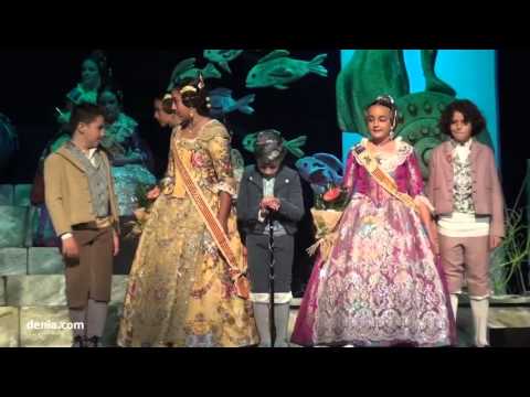 Fallas Dénia 2016: Presentación infantil Baix la Mar (Mar Cabrera)