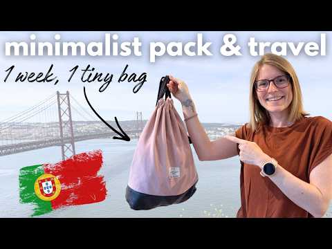 Minimalist Pack & Travel: 1 Week in Lisbon With Just a Day Bag