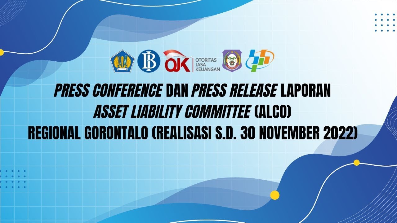 Press Conference Asset Liability Committee (ALCo) Regional Gorontalo ...