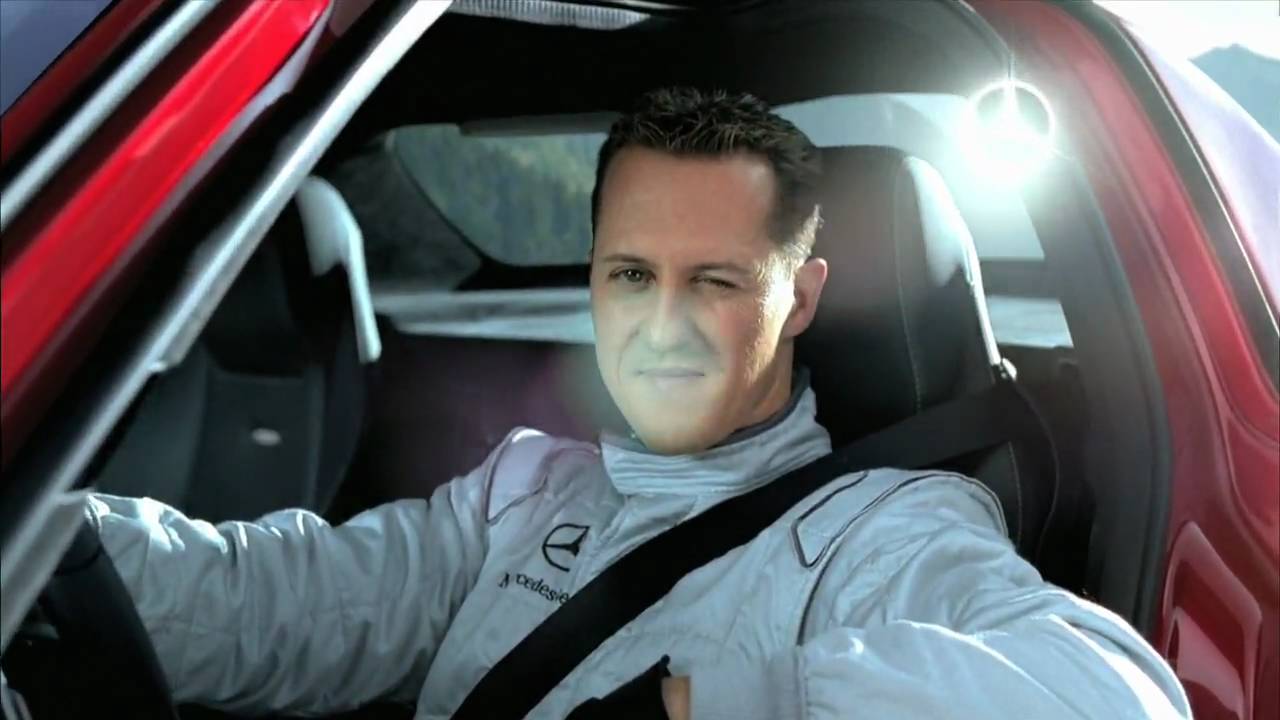 ミハエル・シューマッハ、メルセデスSLSのCMでトンネルを激走動画 : F1通信