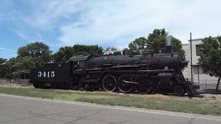 Santa Fe #3415 Abilene, KS #steamtrain #abilene #kansas #railroad #train #santafe #bnsf