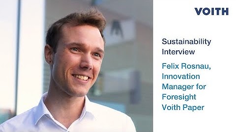 Felix, what projects is Voith R&D working on to help further decarbonize the paper industry?
