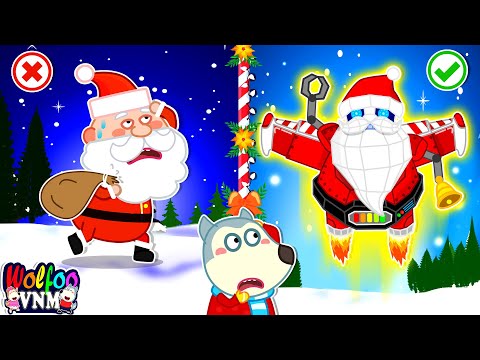 Wolfoo trực tiếp 🔴 Wolfoo, Người Máy Ông Già Noel Bị Hỏng - Wolfoo và Câu chuyện Giáng sinh vui vẻ