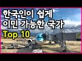 한국인이 적은 돈으로 당장 이민가기 쉬운 국가 Top 10