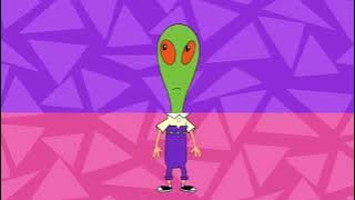 ♪ cause you're not Ferb! ♪ no, and i'm disturbed! ♪