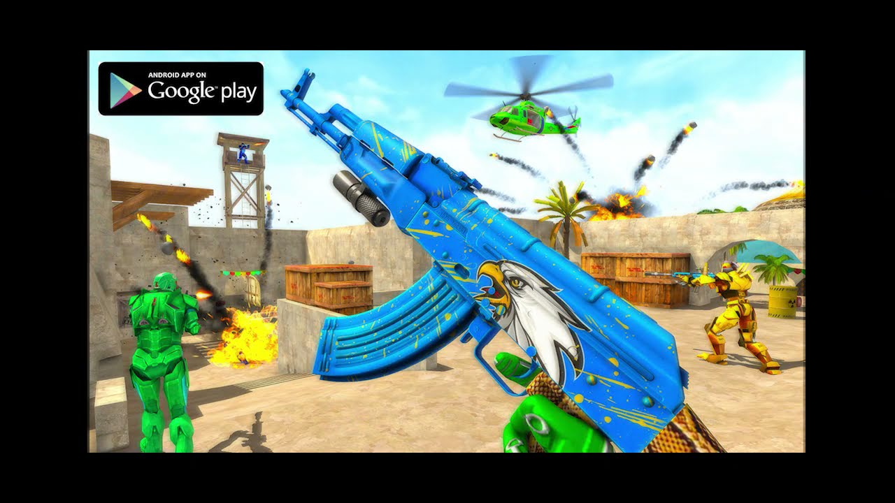 FPS Robot Transform Battle MOD APK cover