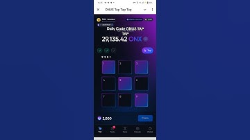 Daily Code Onus Tap tap #airdrop #onus #tap2earn #telegram #crypto