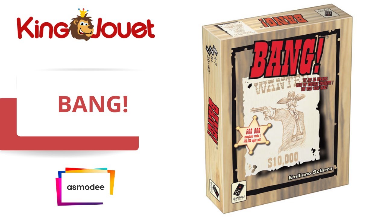 Bang ! - Jeu De Rôle - Jeu De Société - Asmodee à Prix Carrefour