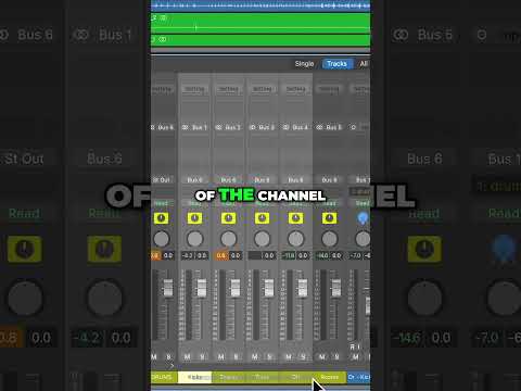 Что такое префейдерное измерение? (Logic Pro 11)
